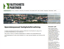 Tablet Screenshot of fastighetspartner.se